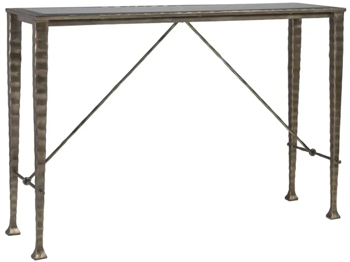 Artistica Home by Lexington Signature Designs Cortona with Glass Top Console Accent Table