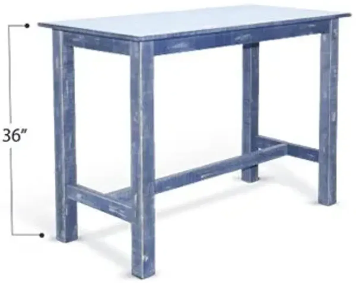 Sunny Designs Marina Ocean Blue Counter-Height Table