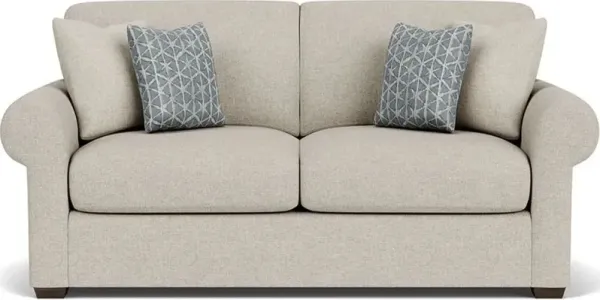 Flexsteel Randall Silver Driftwood Two-Cushion Sofa