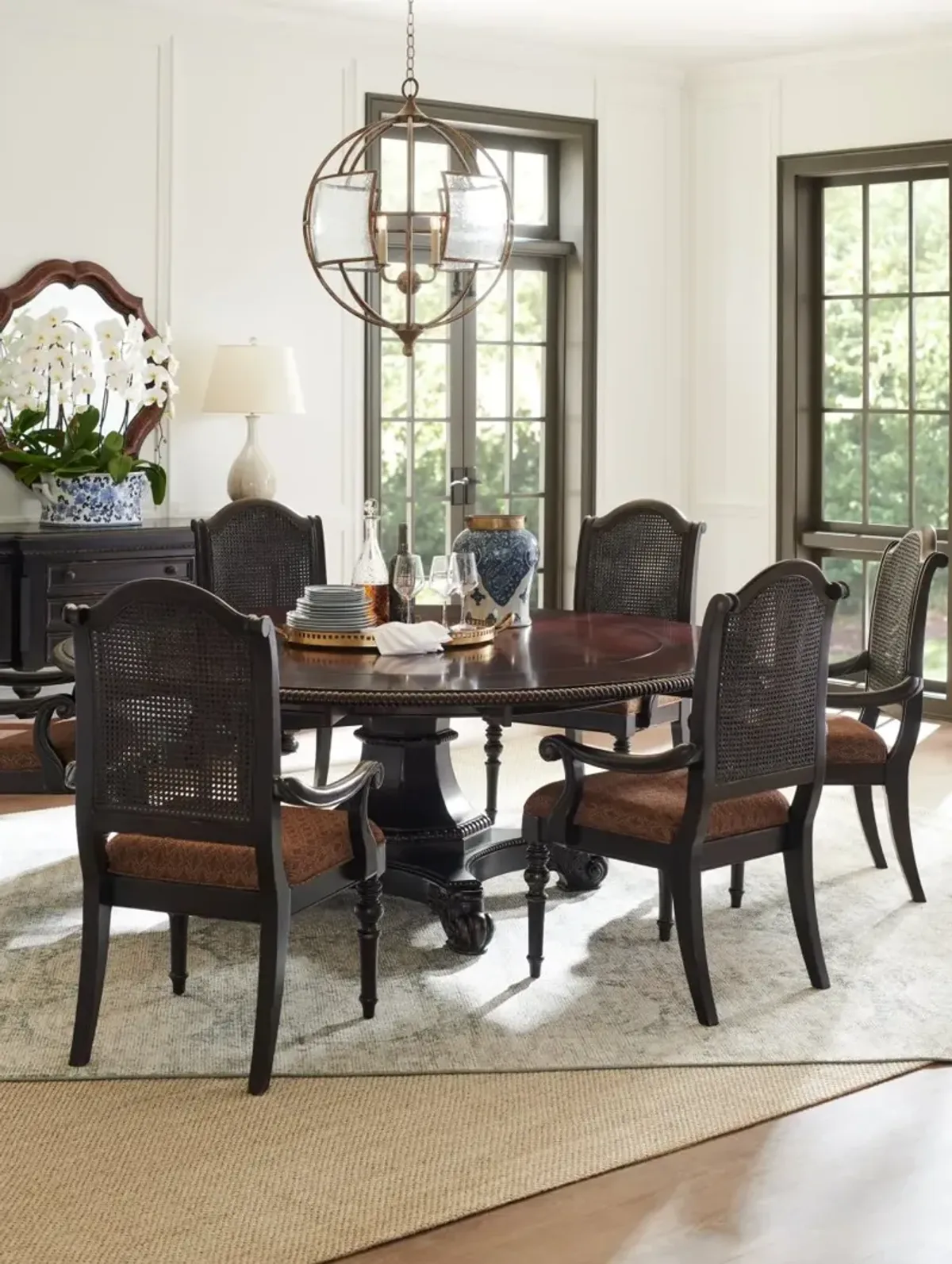 Tommy Bahama Home by Lexington Kingstown Bonaire Round Dining Table