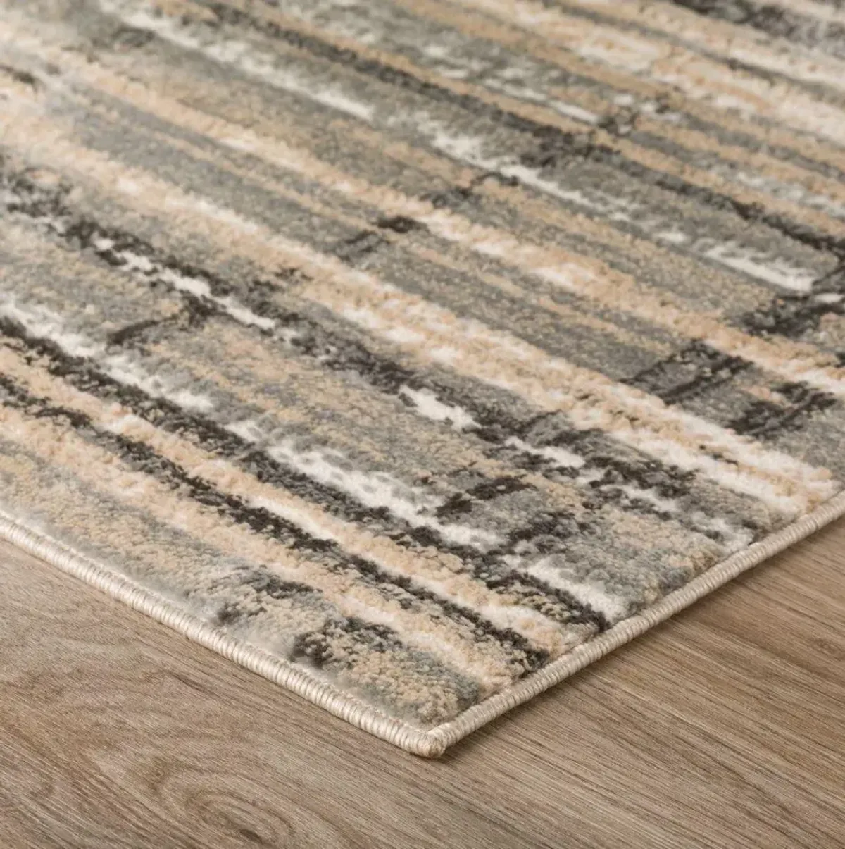 Dalyn Rustic Strata Layered Earth Tone 5'X8' Area Rug