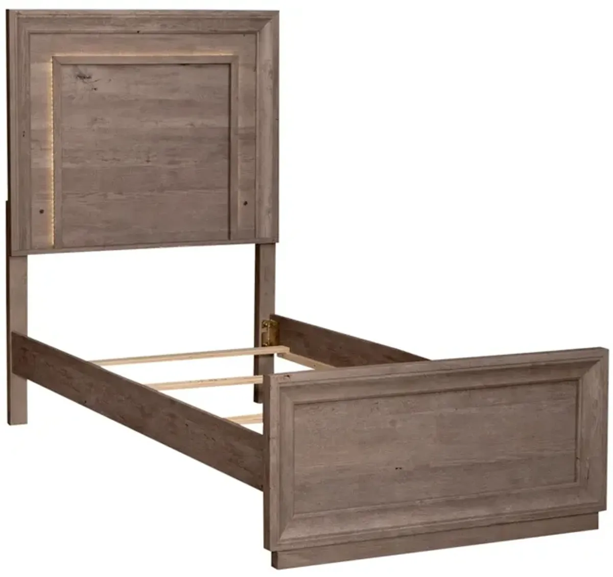 Liberty Furniture Horizons Graystone Twin Panel Bed