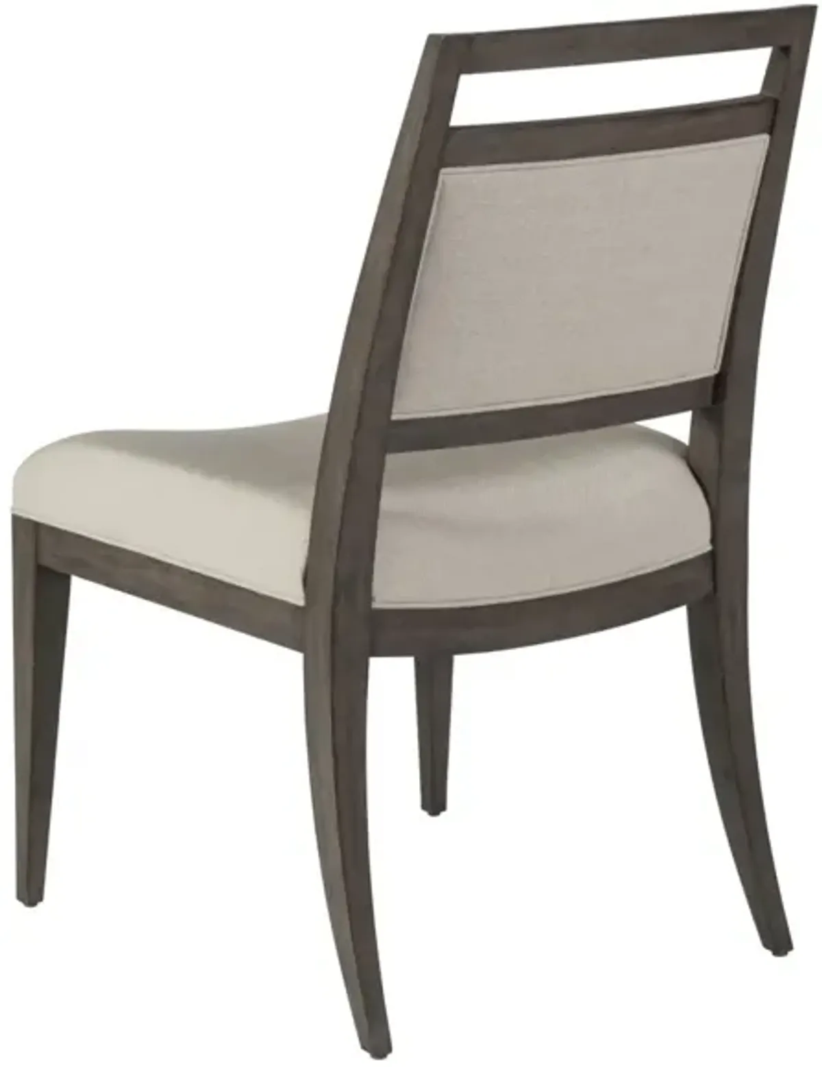 Artistica Home by Lexington Cohesion Program Nico 19.75 Inch Upholstered Wood Side Chair Dark Brown/Beige