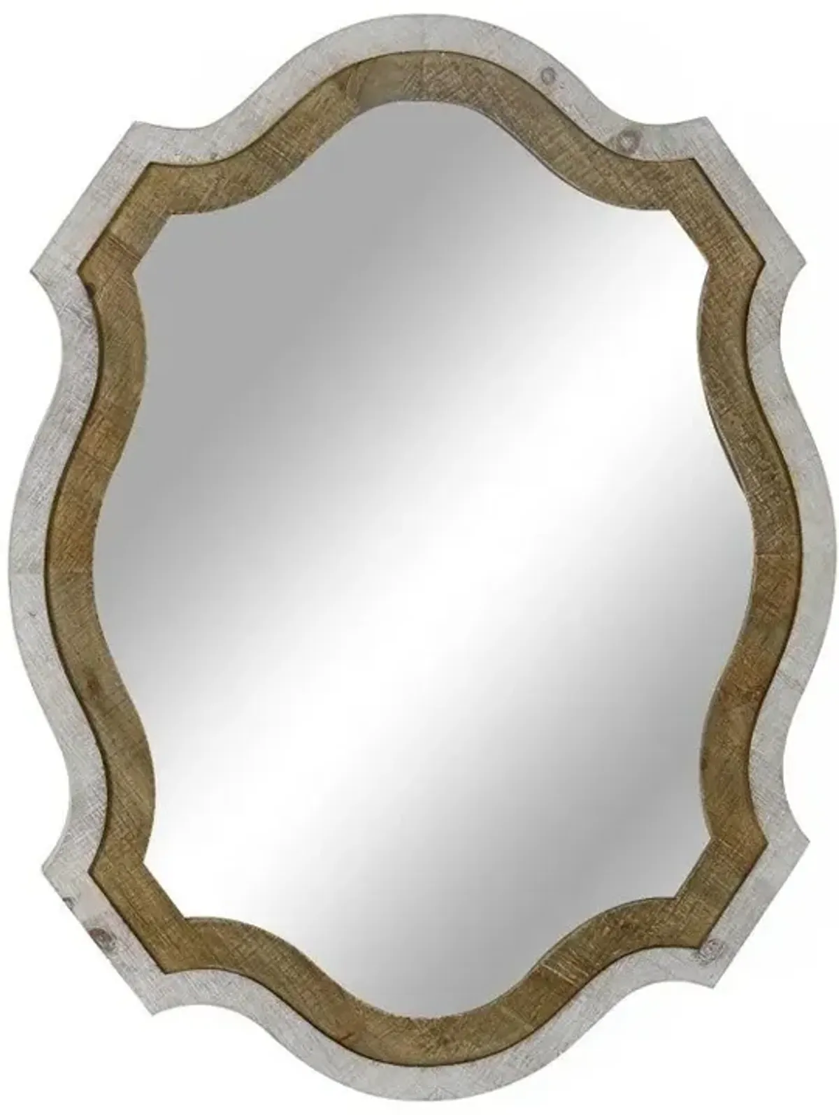 Crestview Haylee Beige/Gray Wall Mirror