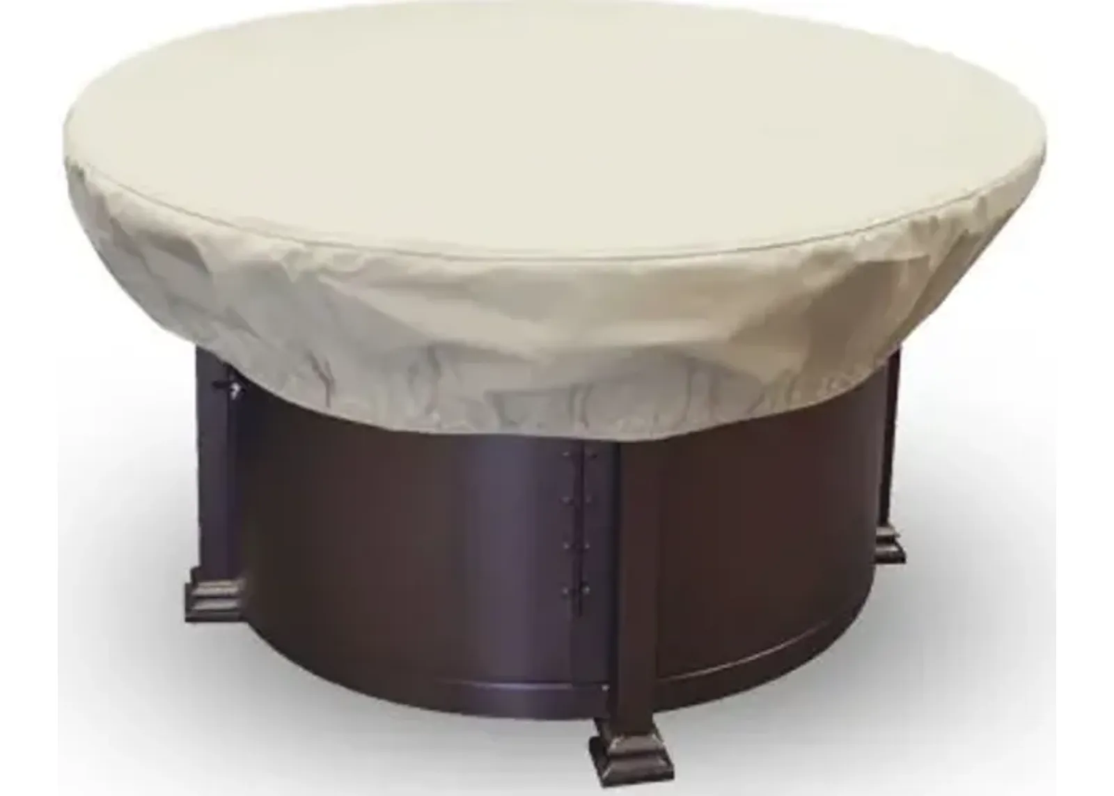 Treasure Garden Round Champagne Fire Pit Cover