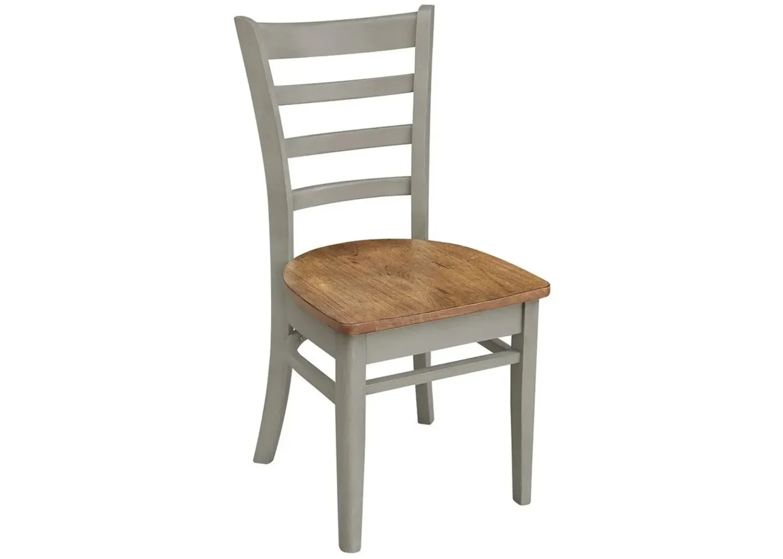 DINING ESSENTIALS EMILY WOOD DINING CHAIR IN HICKORY & STONE