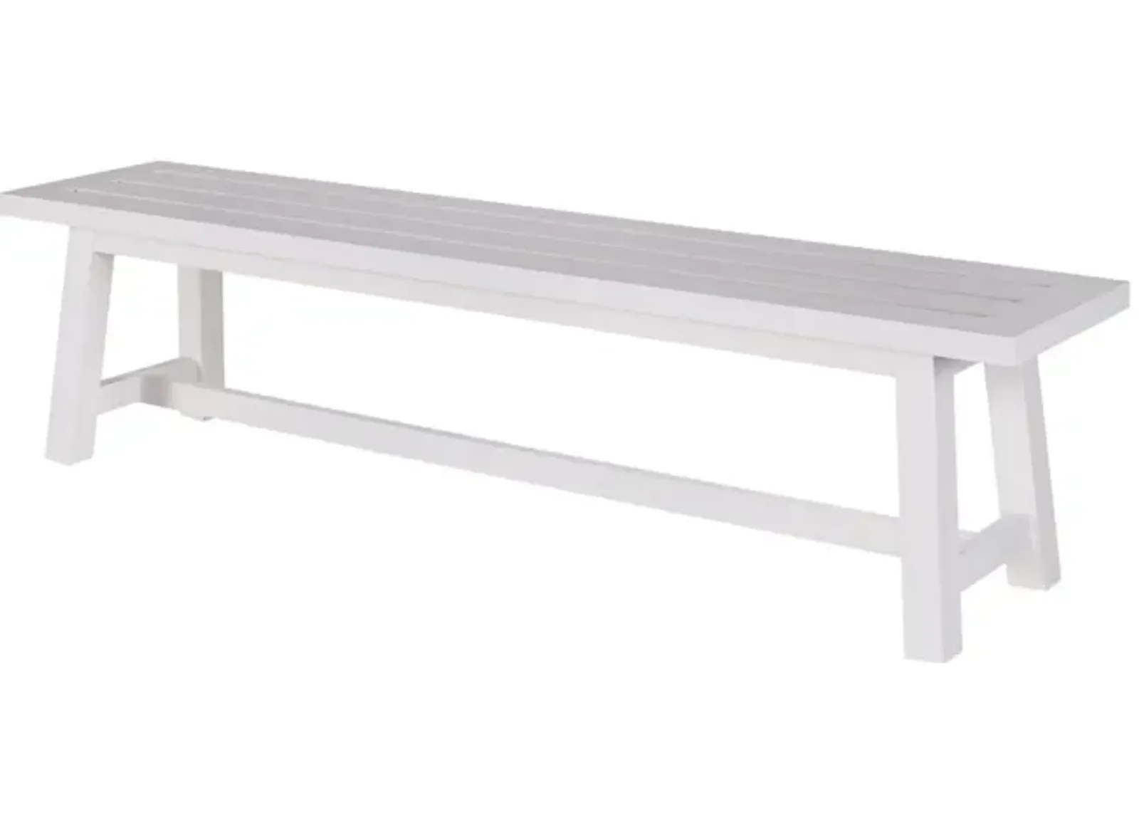 Universal Coastal Living Outdoor Tybee Chalk Dining Bench