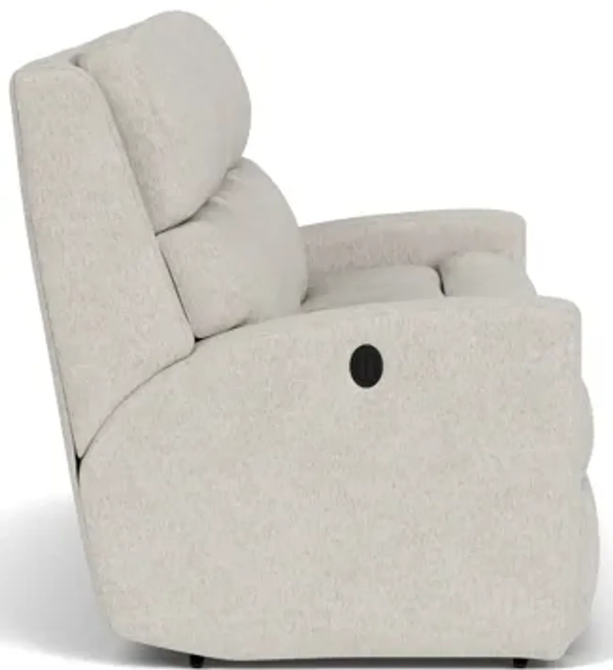 Flexsteel Catalina Almond Power Reclining Sofa with Power Headrests