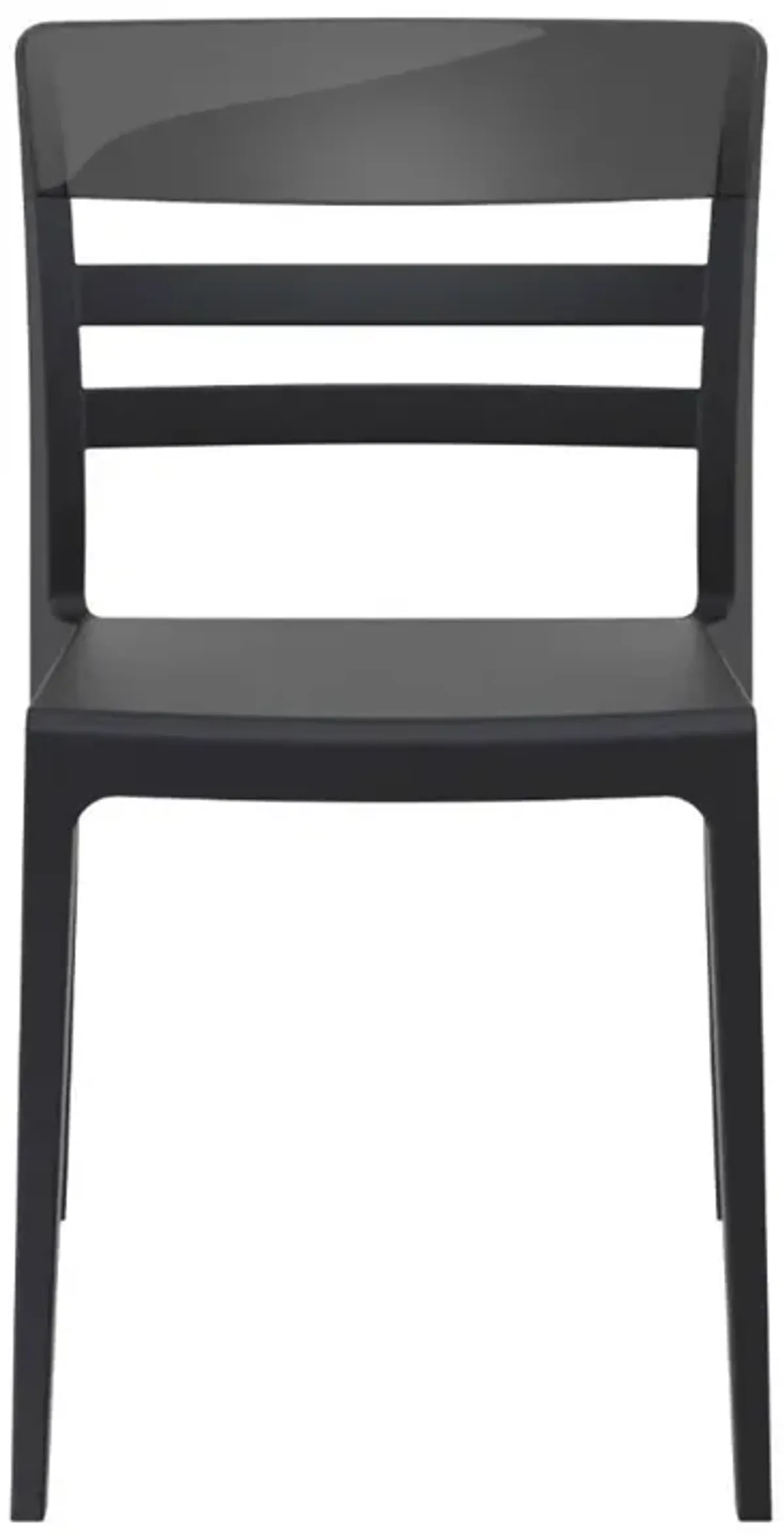 Compamia Moon Dining Chair Black Transparent Black