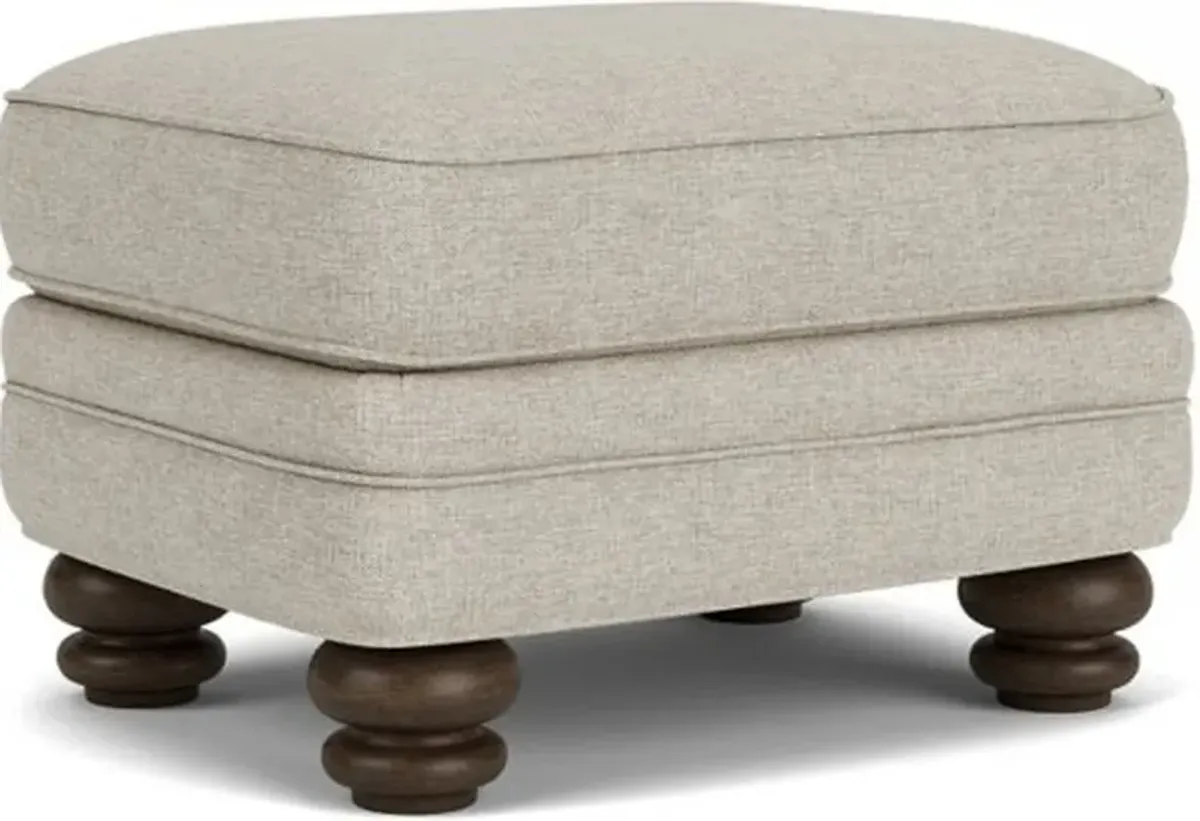 Flexsteel Bay Bridge Silver Driftwood Ottoman