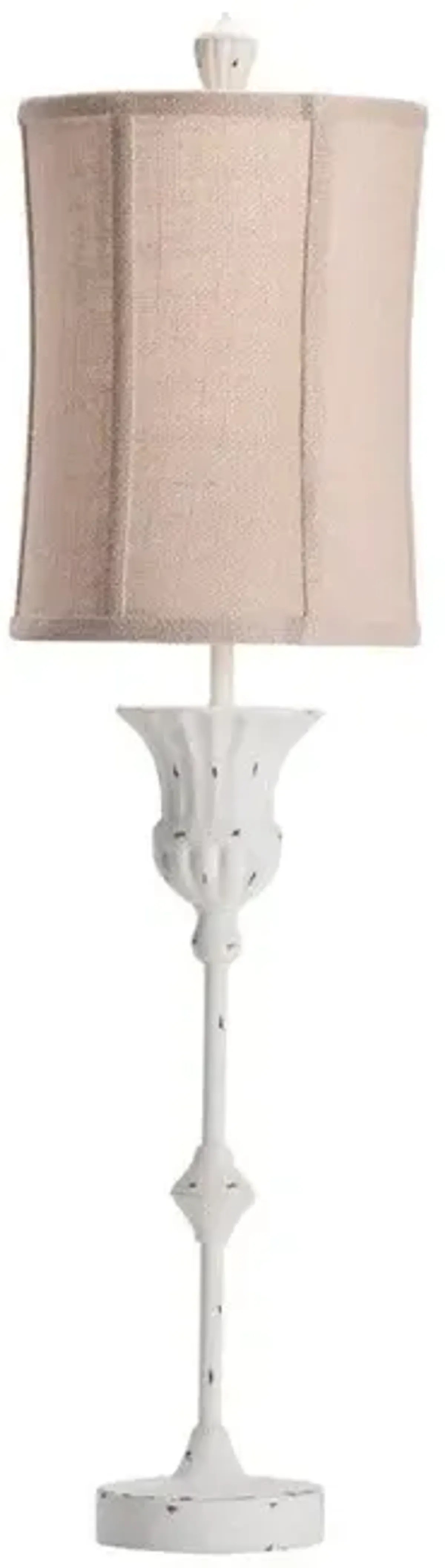 Crestview Nina Beige/Off-White Table Lamp