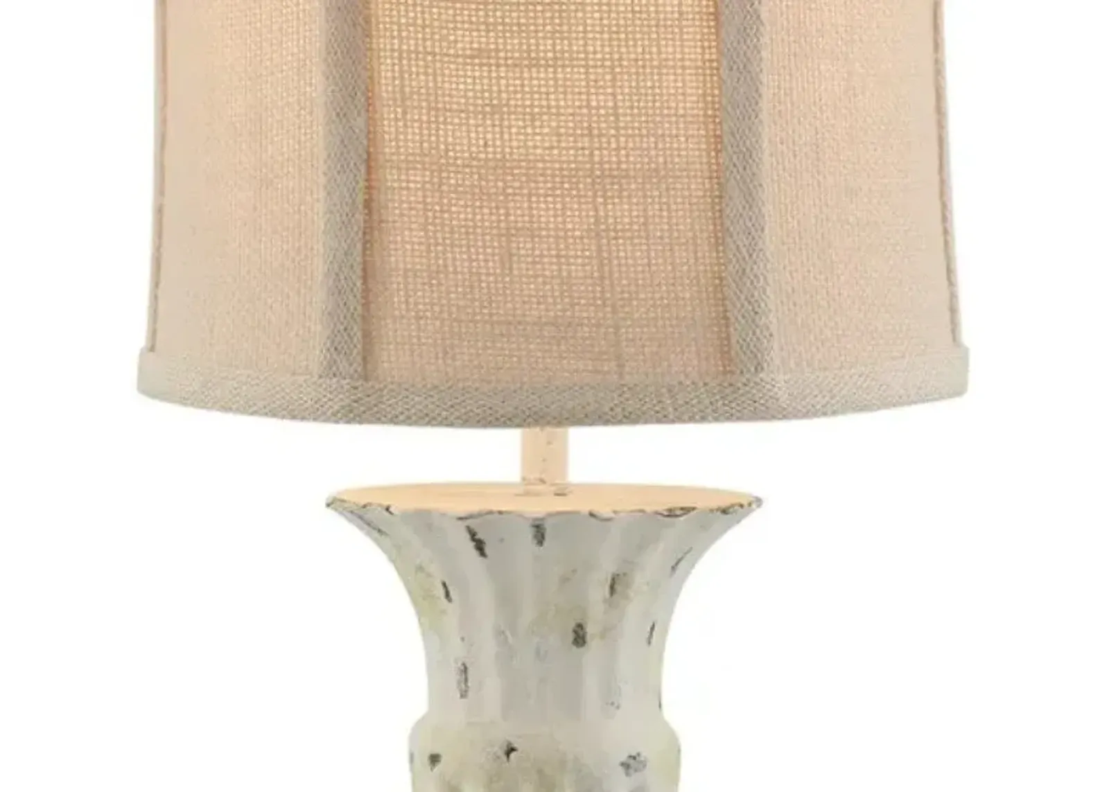 Crestview Nina Beige/Off-White Table Lamp