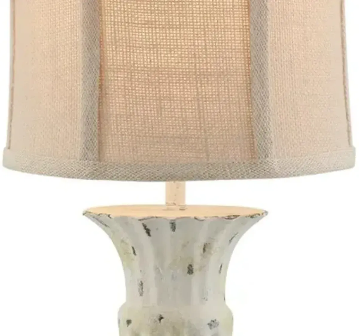 Crestview Nina Beige/Off-White Table Lamp