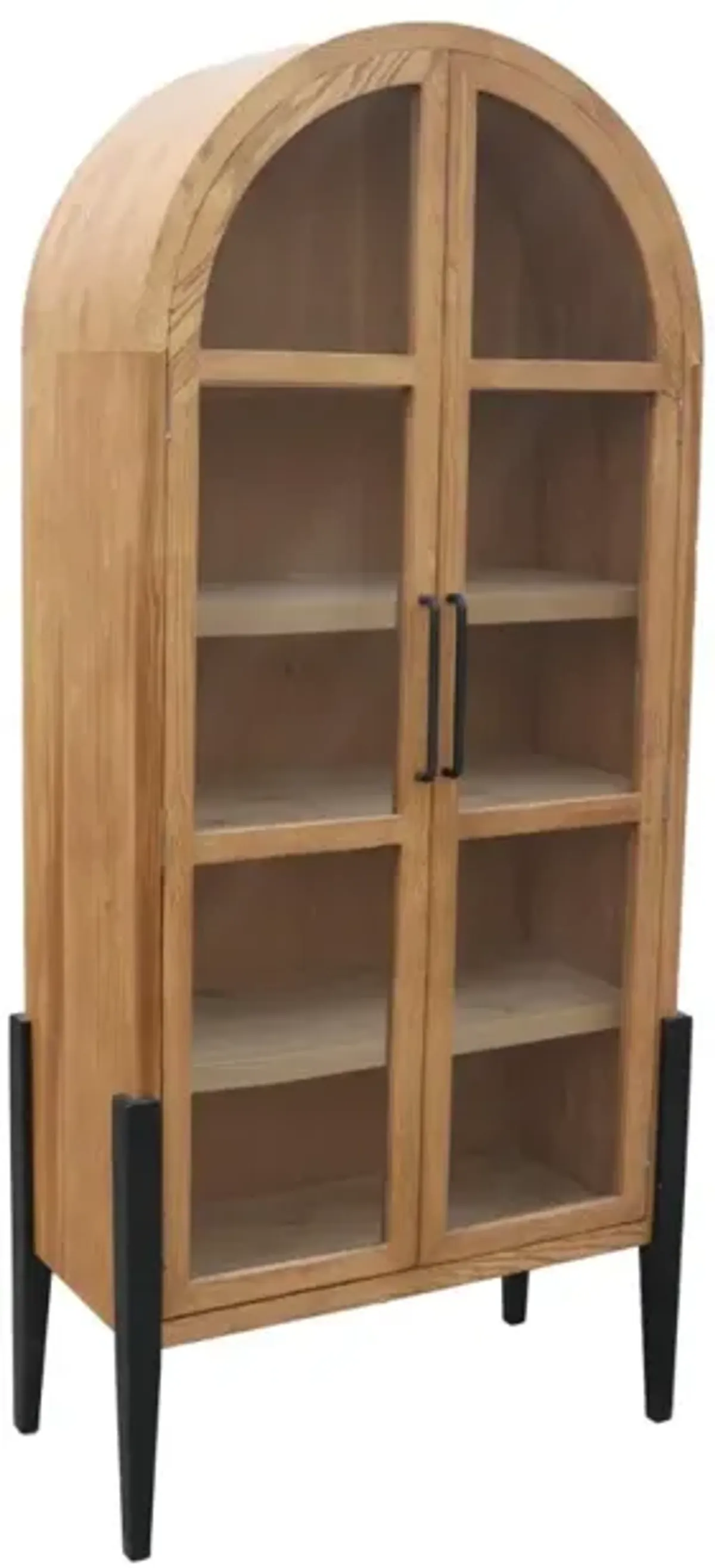 Nest Home Iron/Natural Billy Tall Cabinet