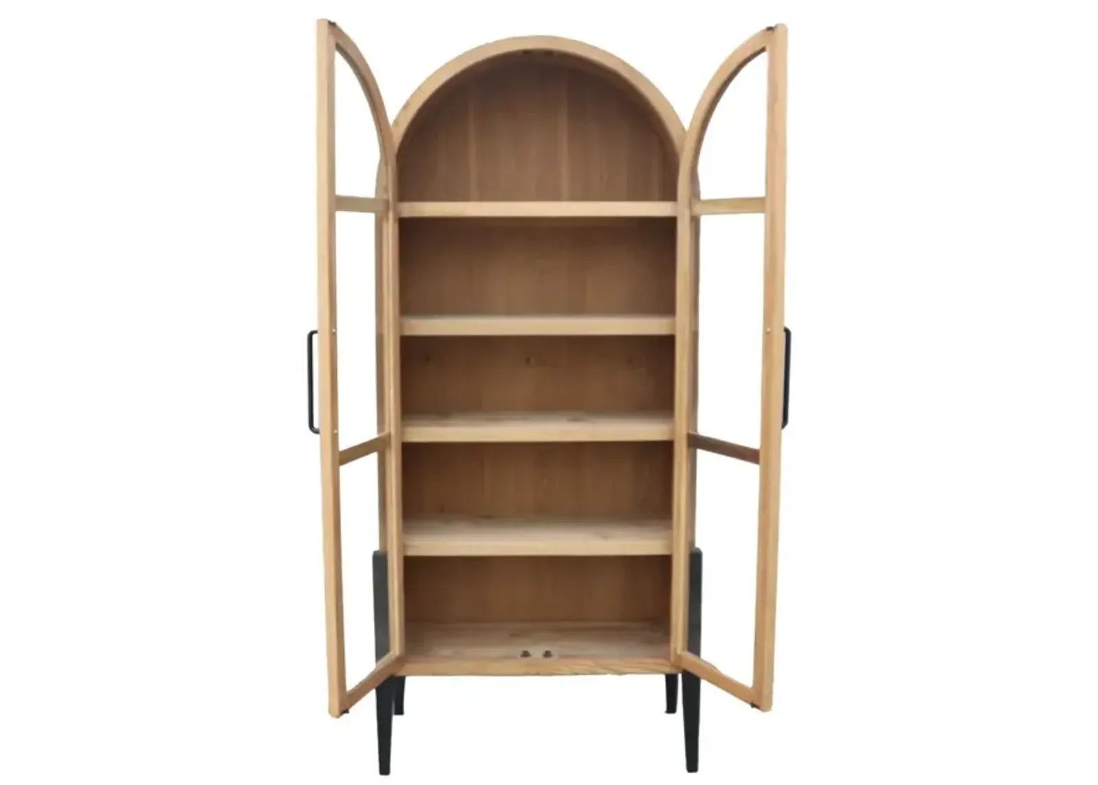 Nest Home Iron/Natural Billy Tall Cabinet