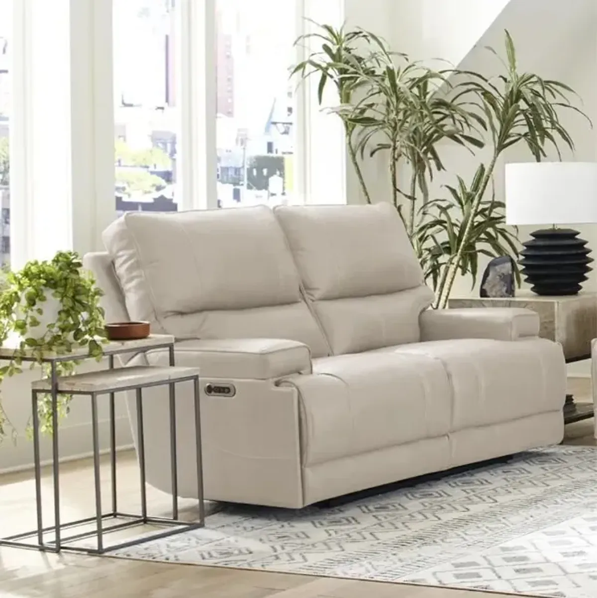 Parker House Whitman Verona Reclining Loveseat in Linen Color