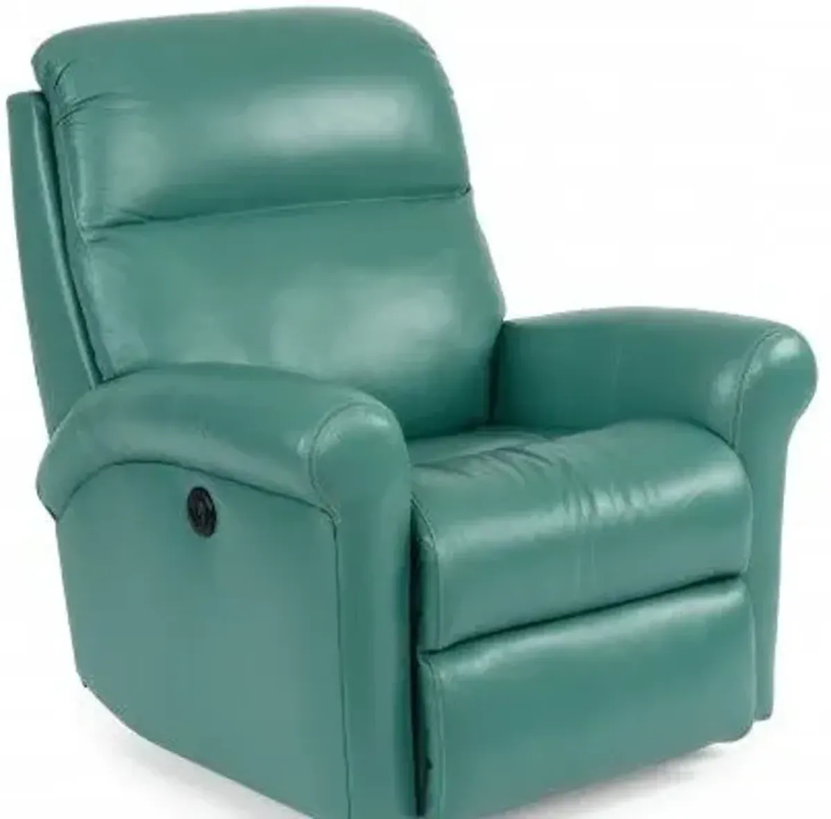 Flexsteel Davis Malachite Power Leather Recliner