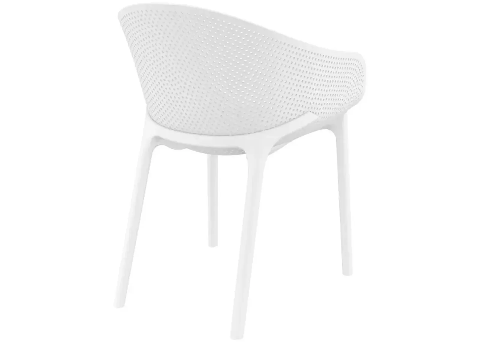 Compamia Sky Outdoor Dining Chair White