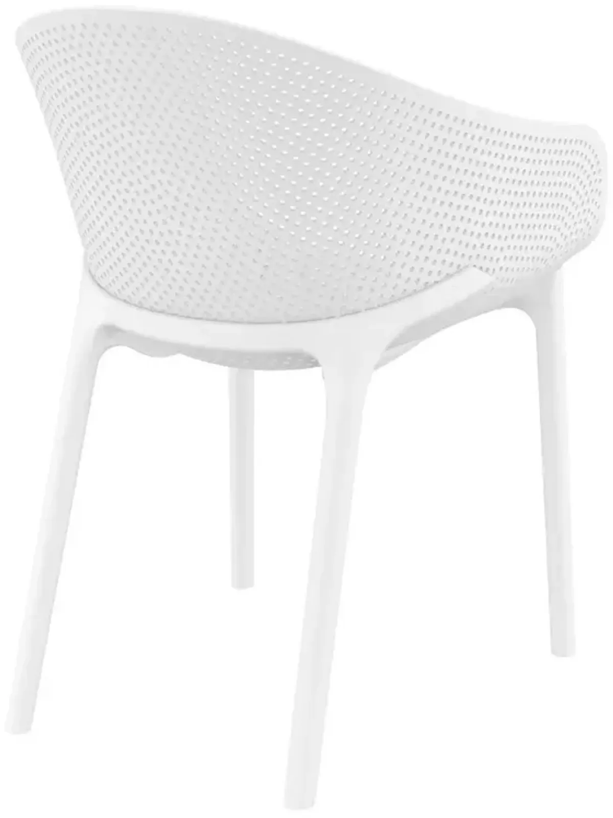 Compamia Sky Outdoor Dining Chair White