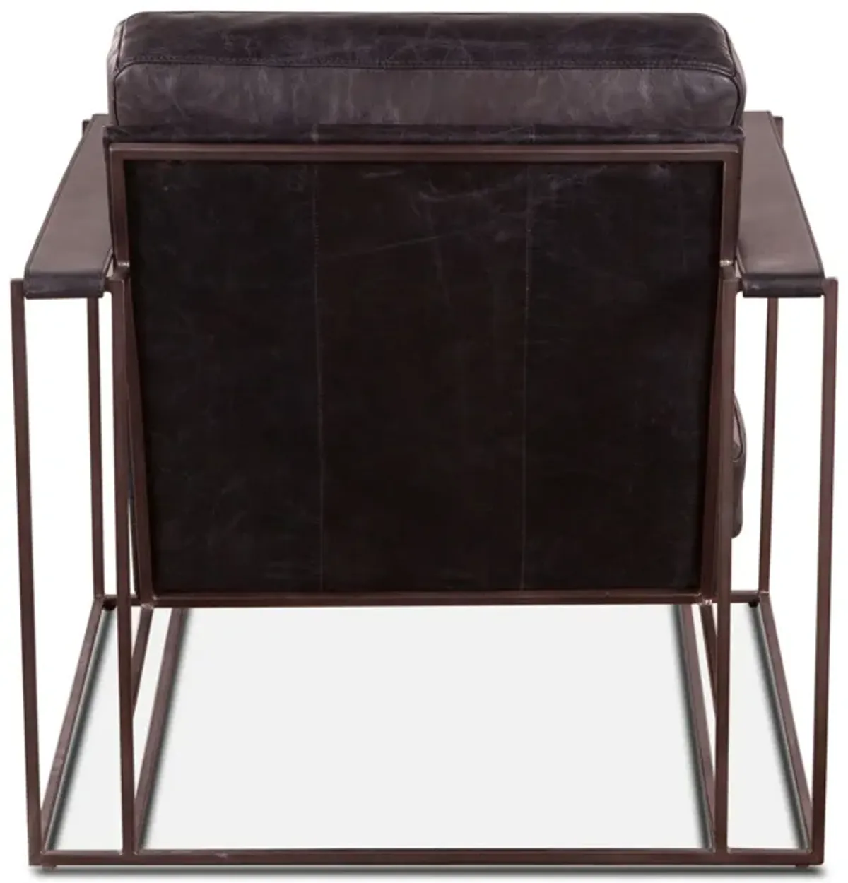 Grosvenor Black Leather Armchair