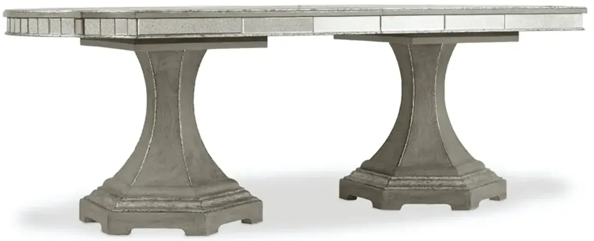 Hooker Furniture Sanctuary Rectangle Dining Table with Two 20 Inch Leaves
