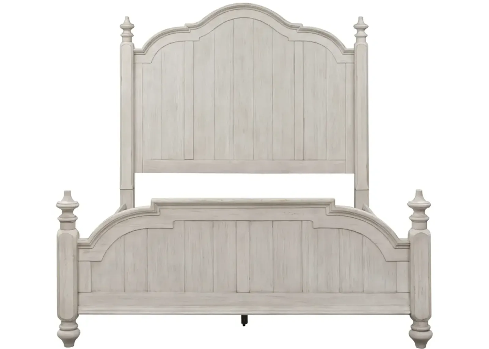 Liberty Furniture Complete King Bedroom Set Poster Bed, Dresser & Mirror Farmhouse Reimagined