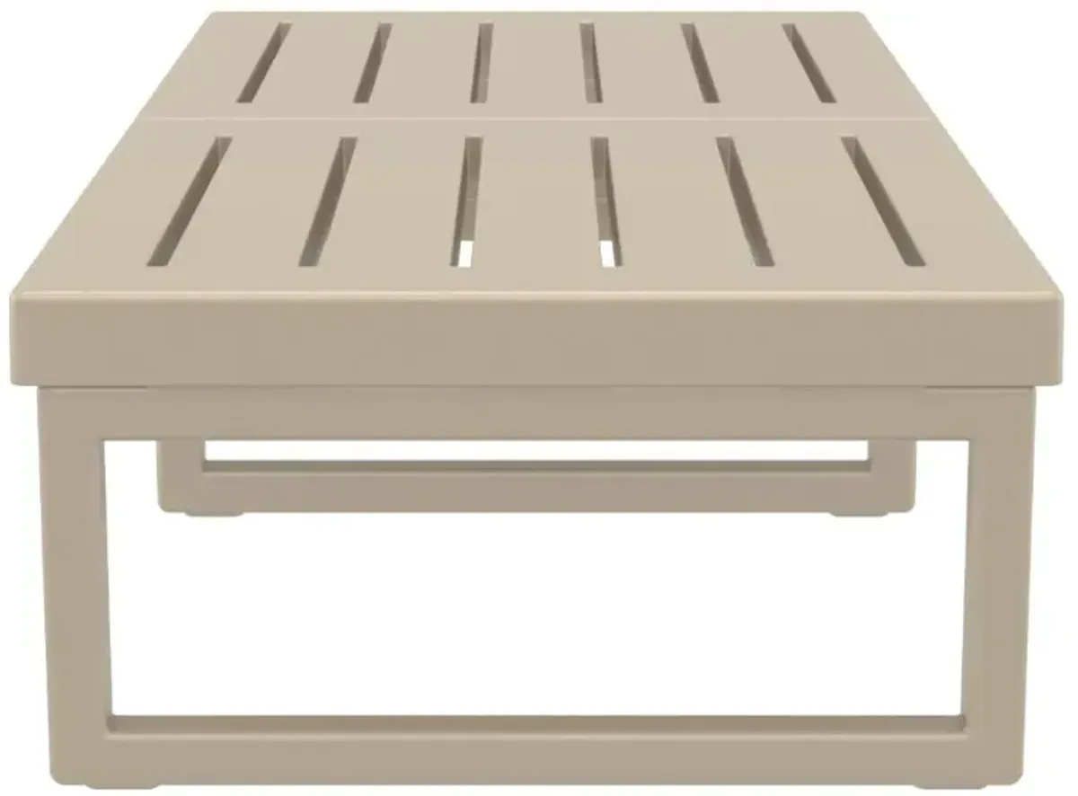 Compamia Mykonos Rectangle Lounge Coffee Table Taupe