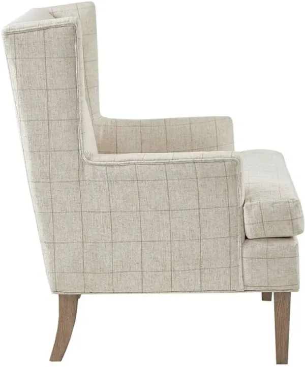 Olliix Martha Stewart Beige Decker Accent Armchair
