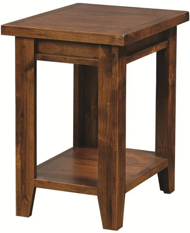 ALDER GROVE TOBACCO CHAIRSIDE TABLE