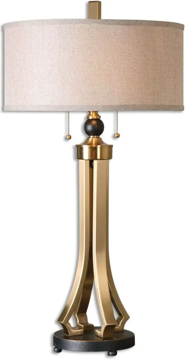 Uttermost Selvino Brushed Brass Table Lamp