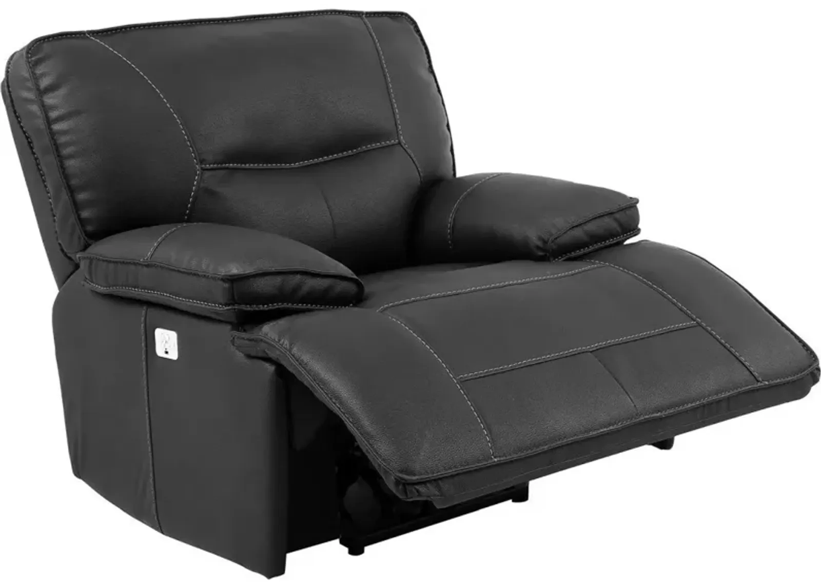 Parker House Spartacus Power Recliner in Black