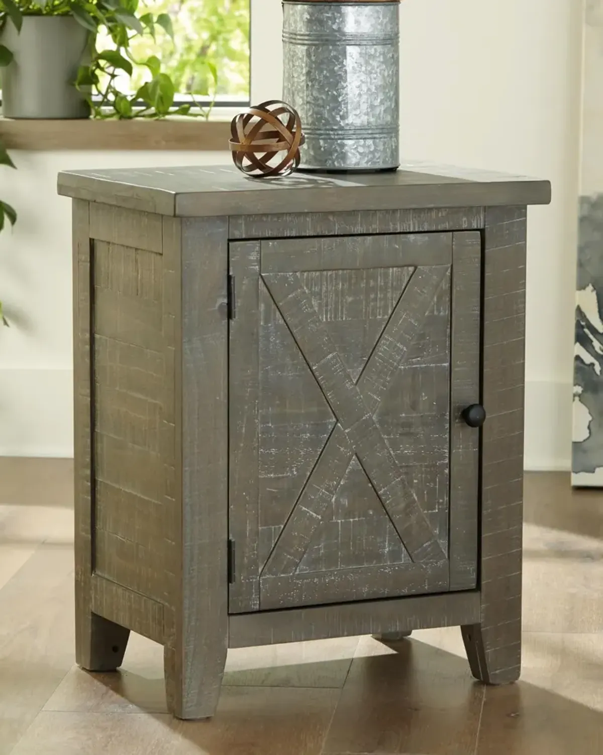 Ashley Pierston Gray Accent Cabinet