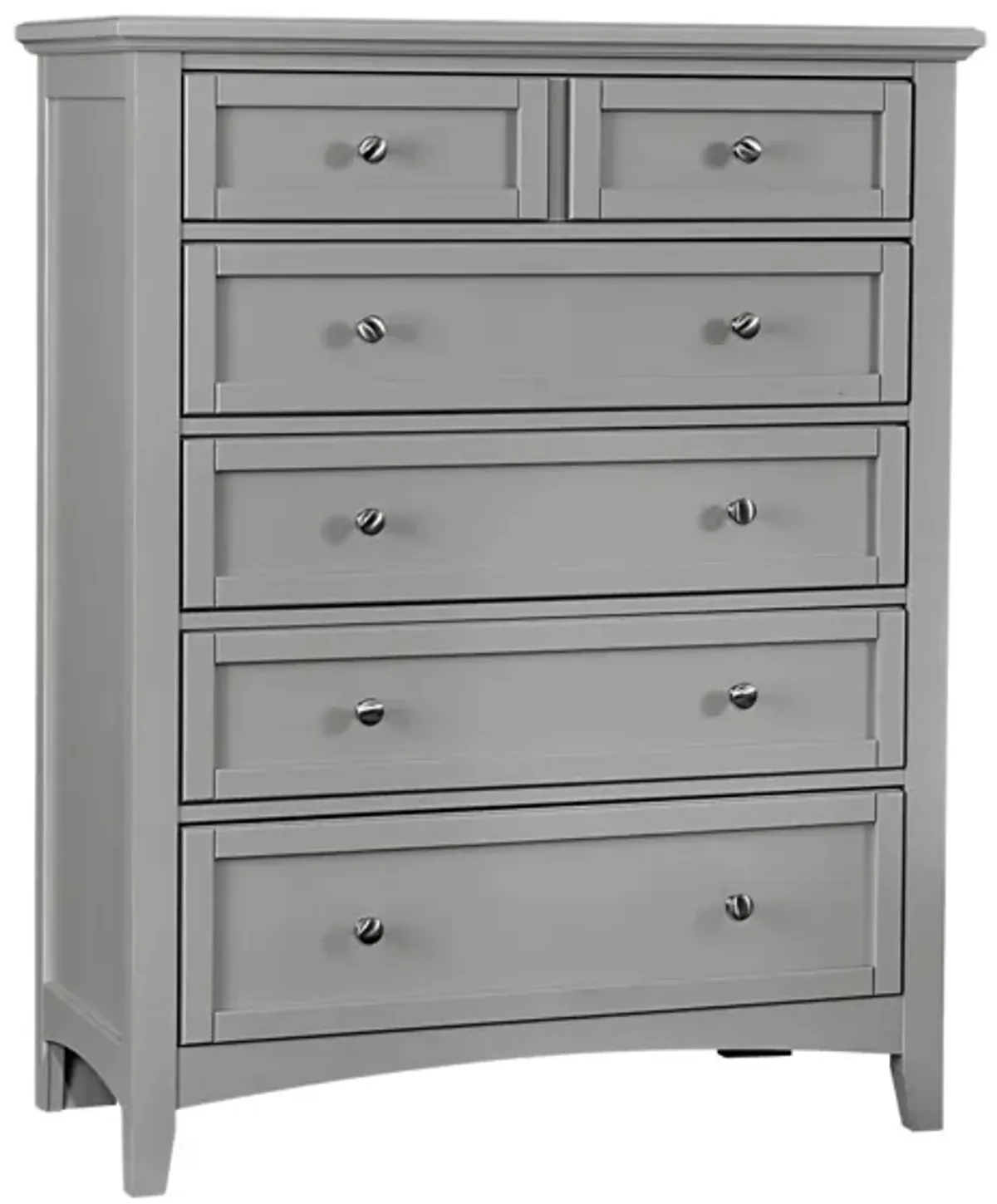 Vaughan-Bassett Bonanza Gray 5-Drawer Chest