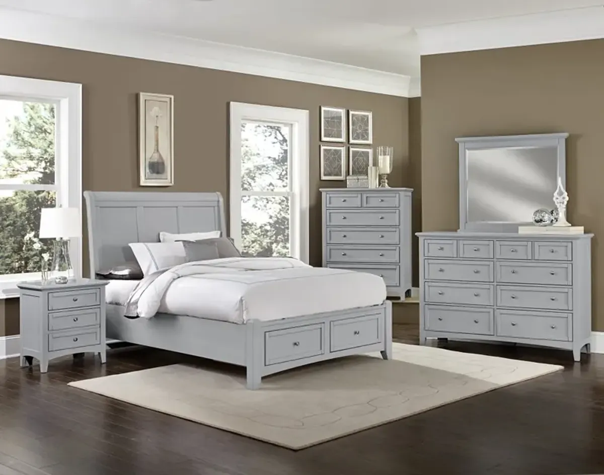 Vaughan-Bassett Bonanza Gray 5-Drawer Chest