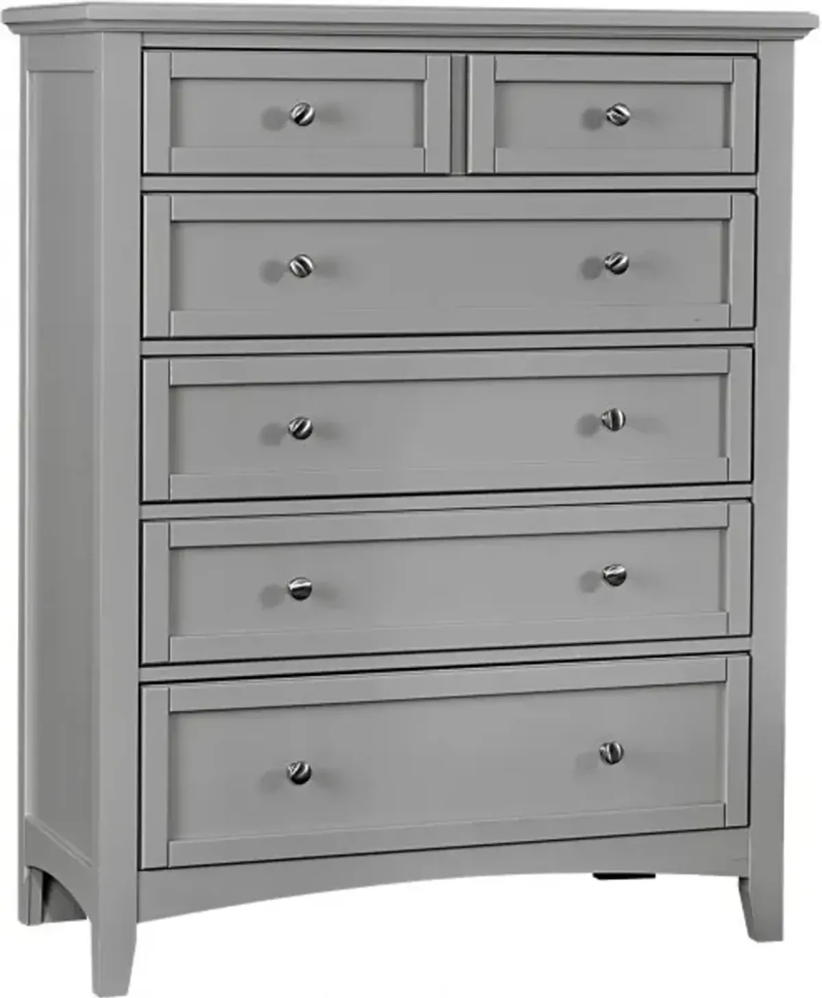 Vaughan-Bassett Bonanza Gray 5-Drawer Chest