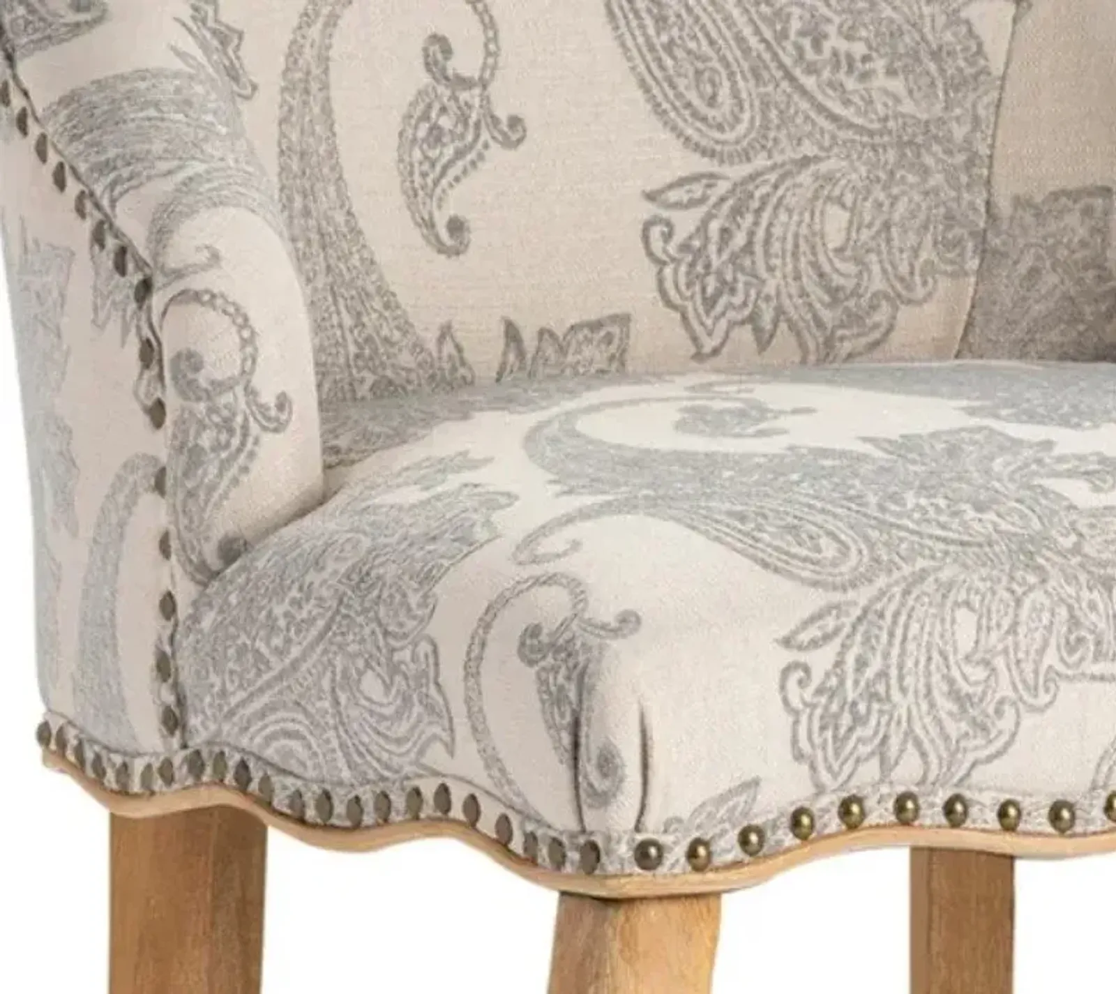 Crestview Danielle Gray Accent Chair