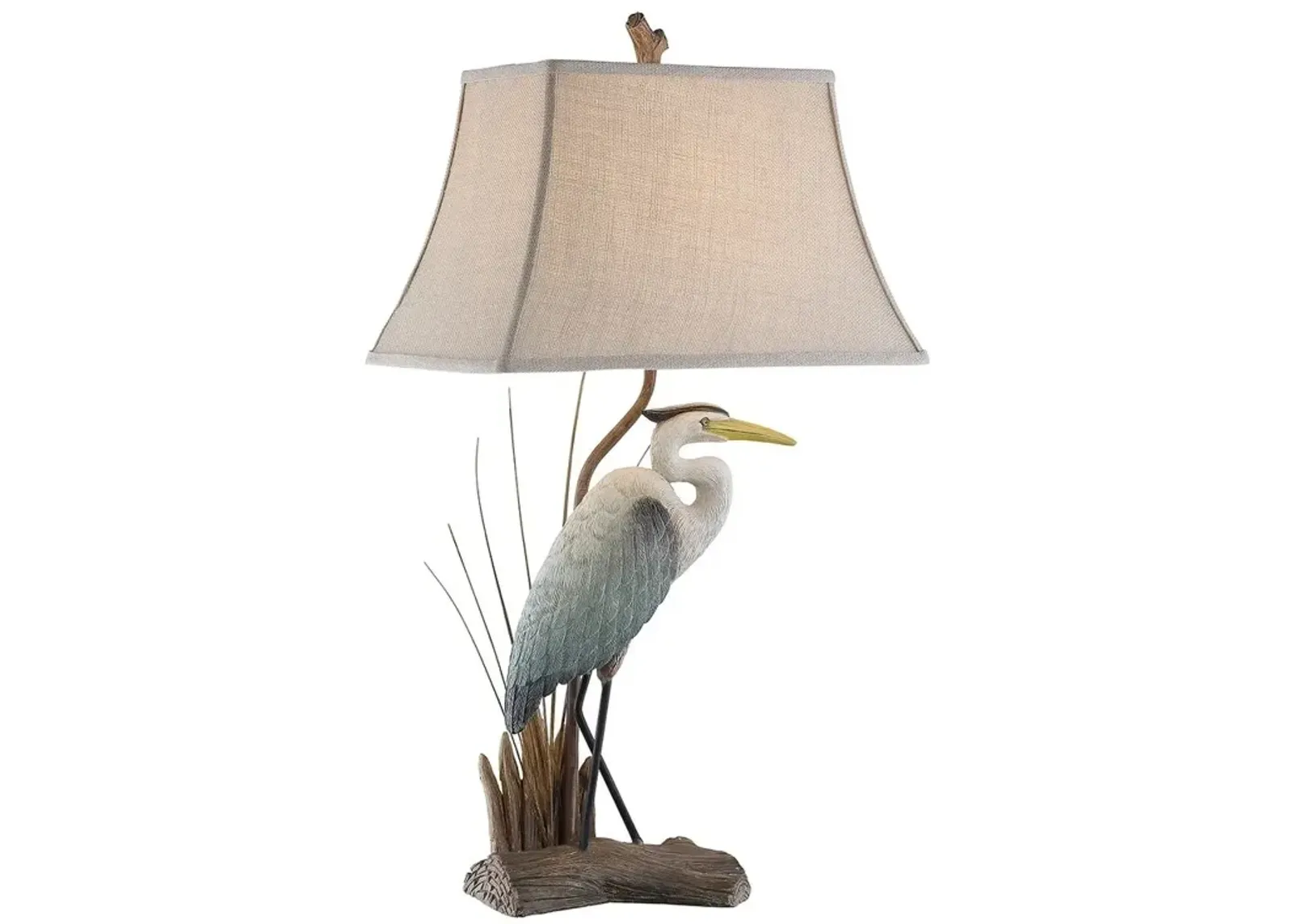 Madison Avenue Natural Heron Table Lamp