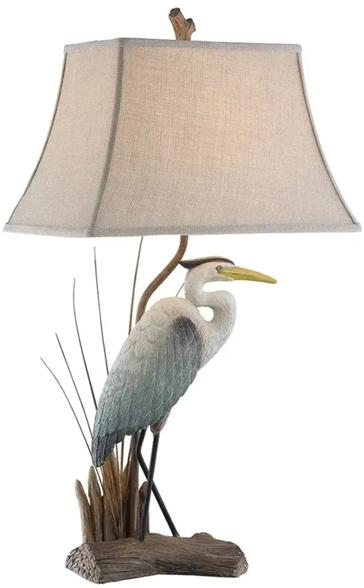 Madison Avenue Natural Heron Table Lamp