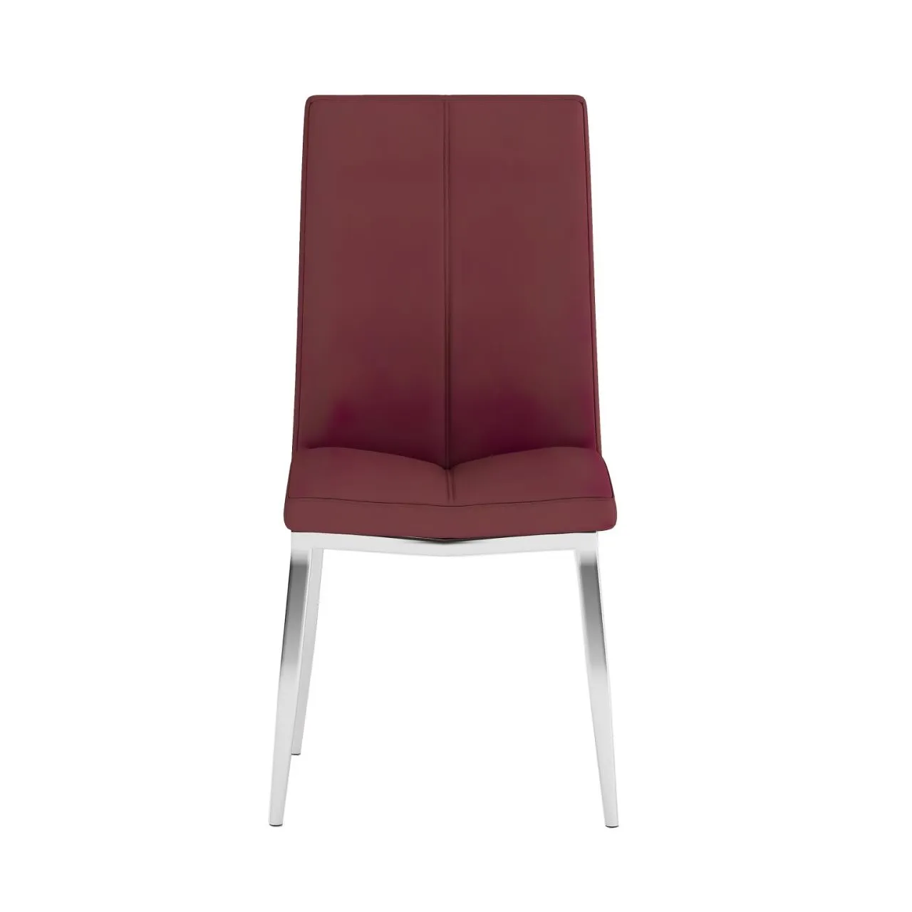 ABIGAIL RED MODERN RED CURVED-BACK UPHOLSTERED SIDE CHAIR