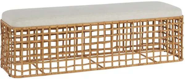 Universal Getaway Coastal Living Home Rattan Bench