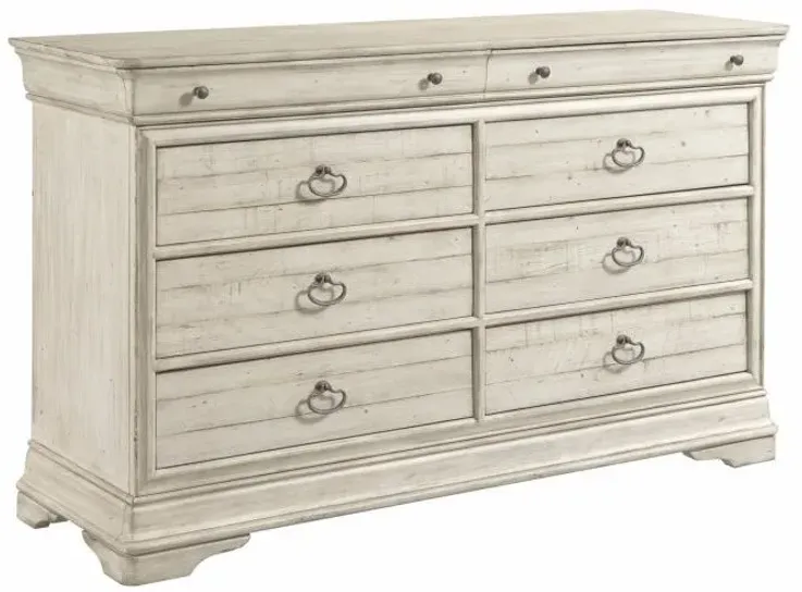 SELWYN WHITESIDE 8 DRAWER DRESSER - COTTAGE FINISH