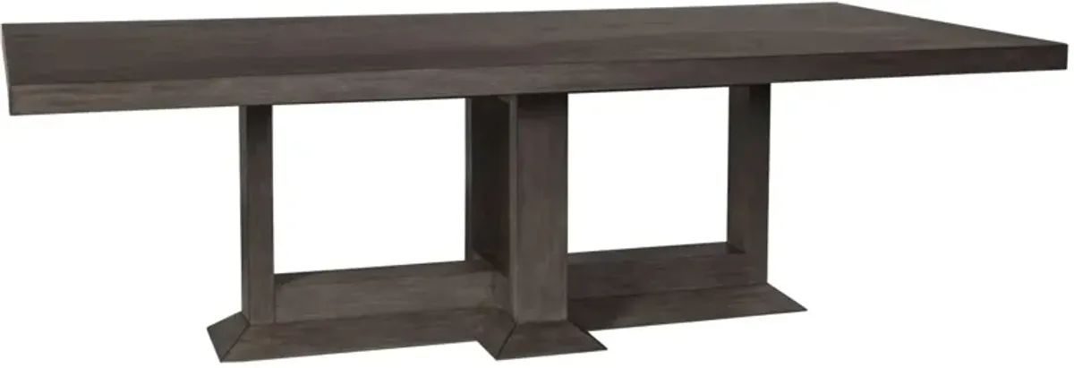 Artistica Home by Lexington Cohesion Program Emissary 96 Inch Modern Wood Dining Table Dark Brown