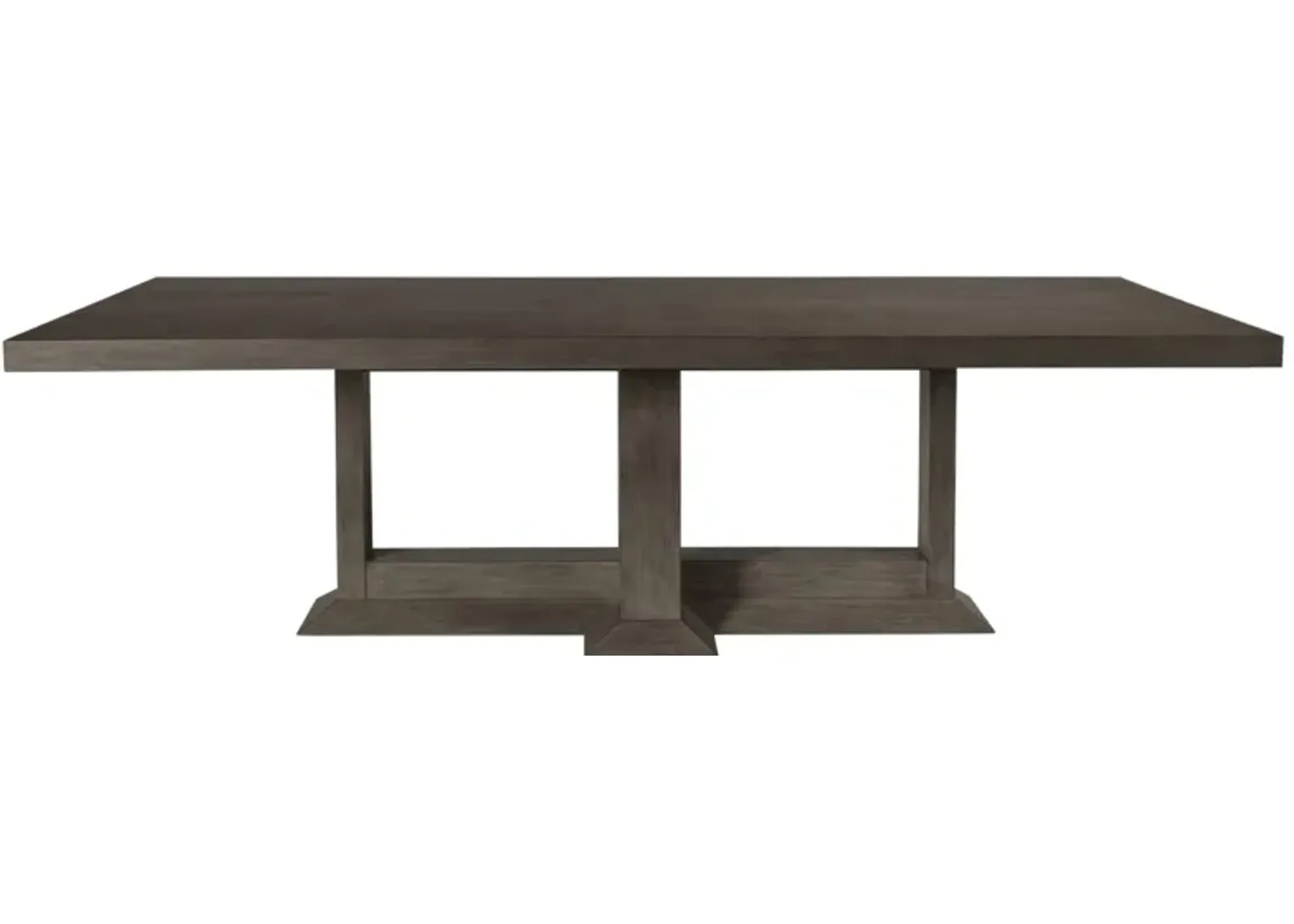 Artistica Home by Lexington Cohesion Program Emissary 96 Inch Modern Wood Dining Table Dark Brown