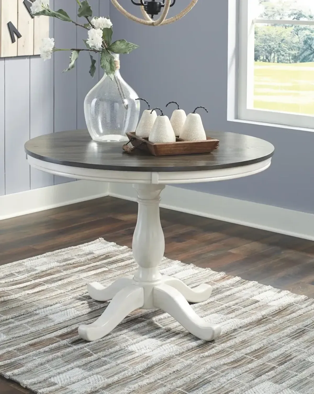 Ashley Nelling Two-Tone Dining Room Table