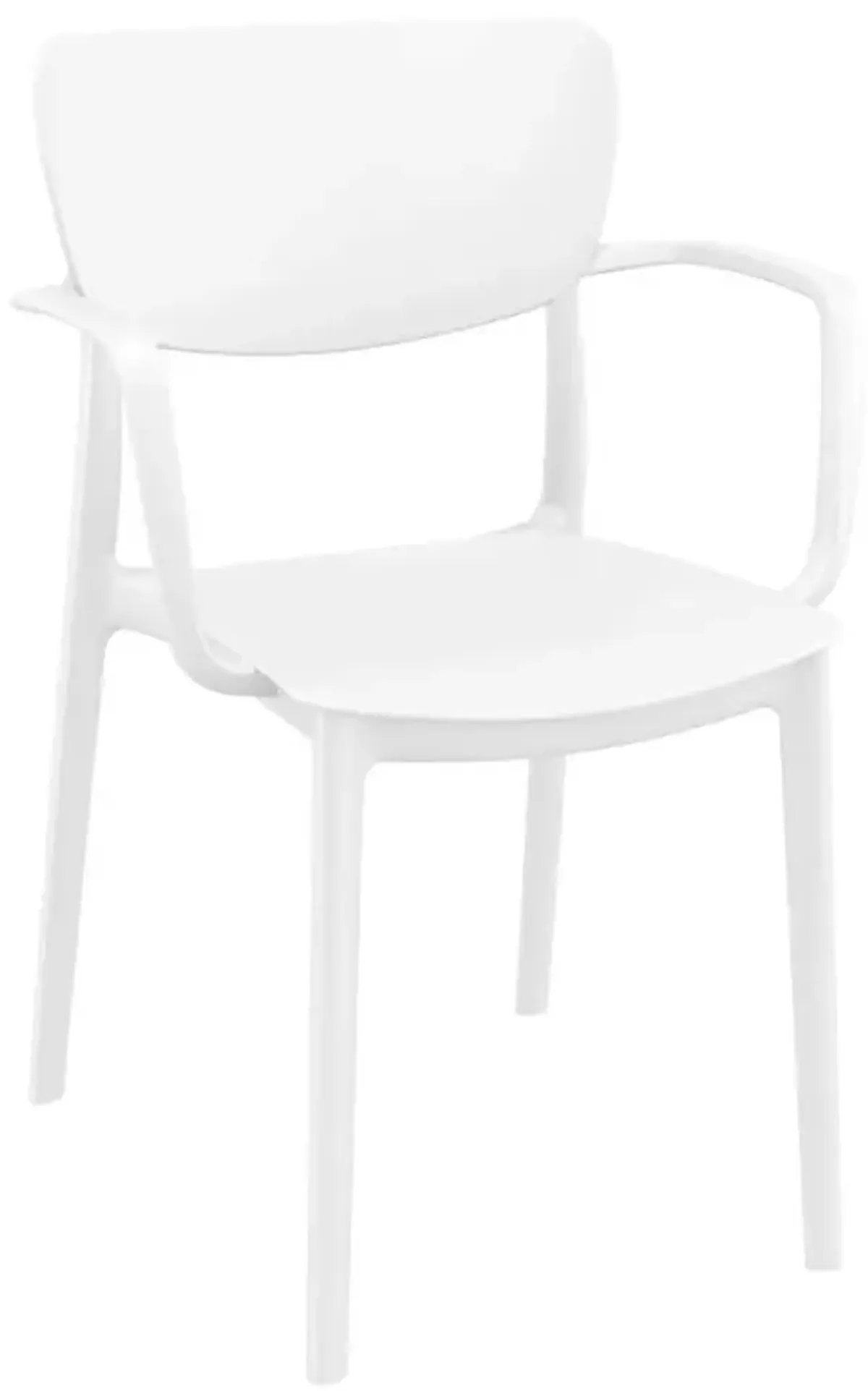 Compamia Lisa Outdoor Dining Arm Chair White