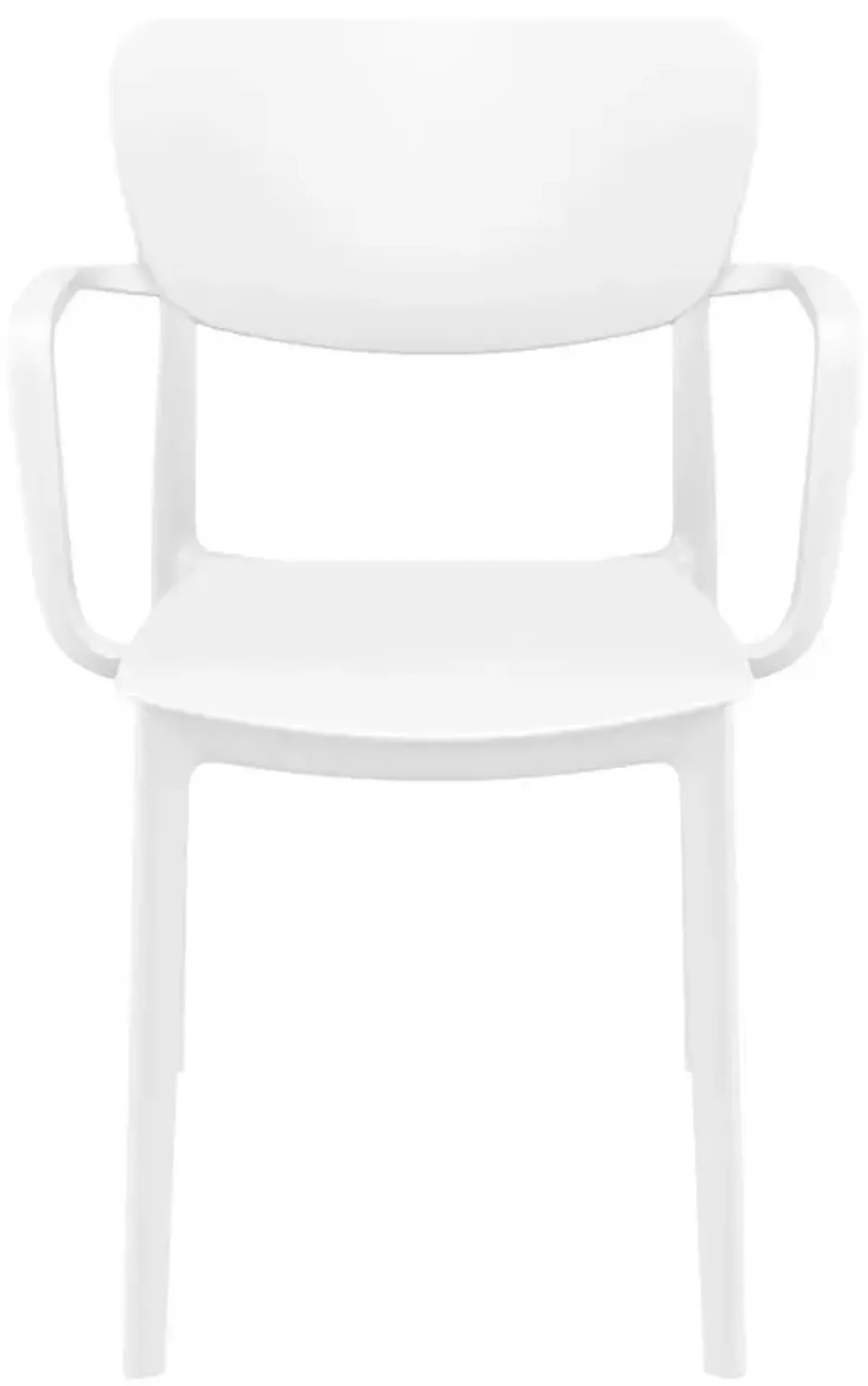 Compamia Lisa Outdoor Dining Arm Chair White