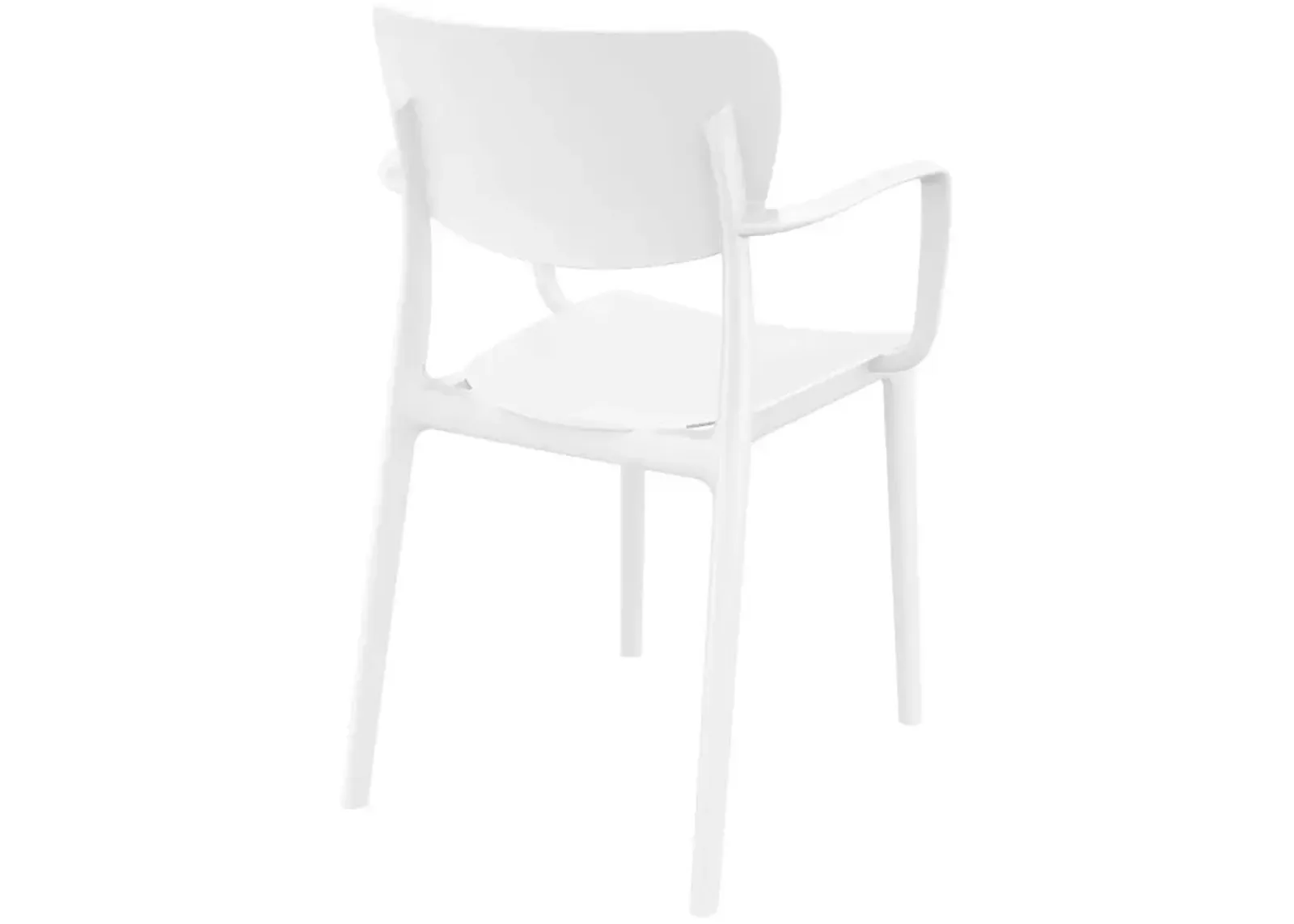 Compamia Lisa Outdoor Dining Arm Chair White