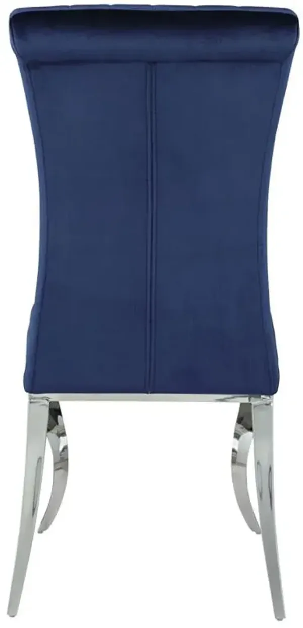 Coaster Side Chair Ink Blue