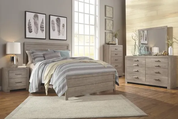 Ashley Culverbach Gray Dresser & Mirror