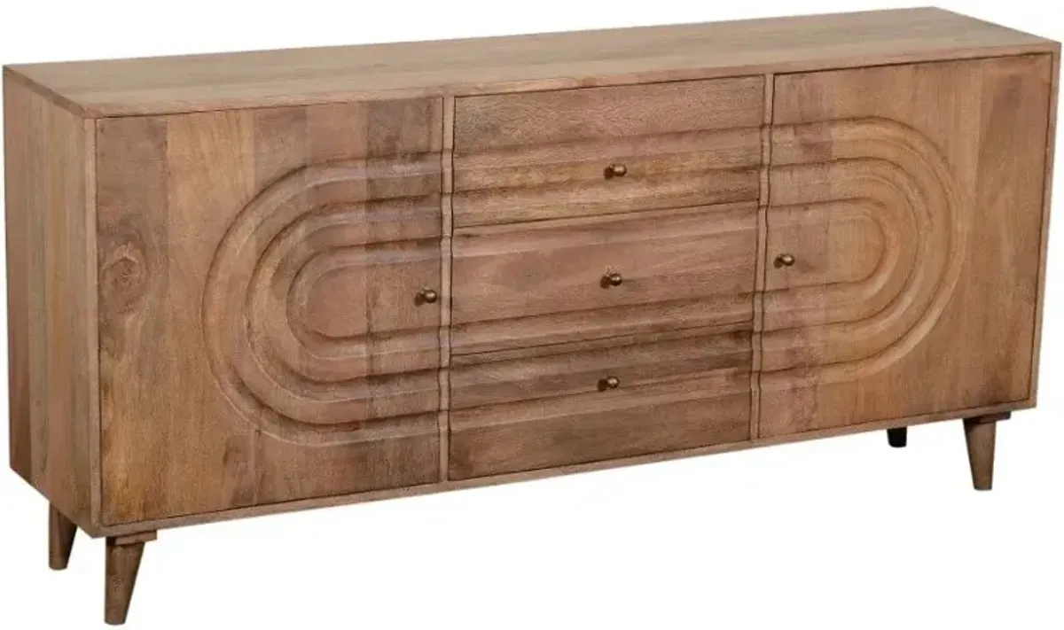 Crestview Talladega Brown Sideboard